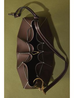 H&M - Women Red Pleated Shoulder Bag