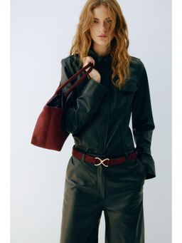 H&M - Women Brown Tote Bag