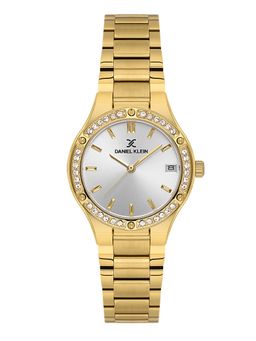 Daniel Klein - Womens Analog Silver Dial Watch - DK.1.14160-3 (M)