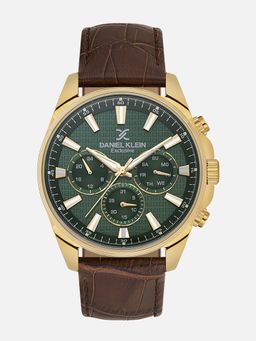 Daniel Klein - Womens Chronograph Green Dial Watch - DK.1.14239-4 (M)