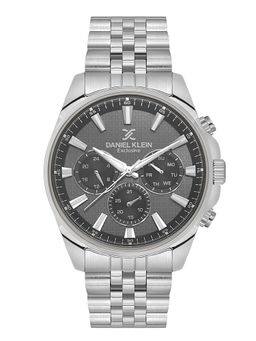 Daniel Klein - Womens Chronograph Grey Dial Watch - DK.1.14240-5 (M)