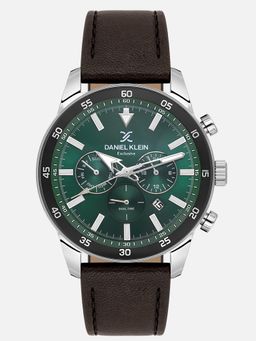 Daniel Klein - Womens Chronograph Green Dial Watch - DK.1.14255-4 (M)