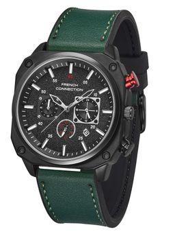 French Connection - Chronexis Mens Green Multi-Function Chronograph Analog Watch - FCB19BNL (M)