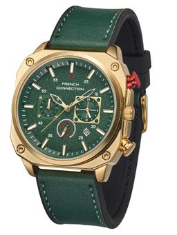 French Connection - Chronexis Mens Green Multi-Function Chronograph Analog Watch - FCB19NL (M)