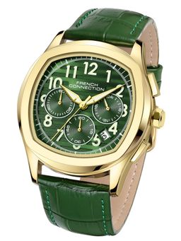 French Connection - Megachron Mens Chronograph Premium Green Dial Watch - FCD5NL (M)
