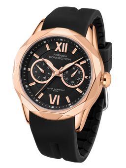 French Connection - Octyra Mens Black Dial Premium Strap Watch - FCD6B (M)