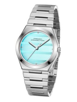 French Connection - Aweline Womens Stainless Steel Strap Blue Dial Watch - FCM09USM (M)