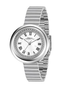 French Connection - Heritage Roman Numerals Mother of Pearl Silver Dial Analog Watch - FCN0216SM (M)