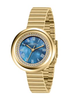 French Connection - Heritage Roman Numerals Mother of Pearl Blue Dial Analog Watch - FCN0216UGM (M)