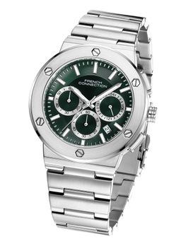 French Connection - Mens Metro Bolt Green 7476C Round Dial Chronograph Watch - FCO11USM (M)