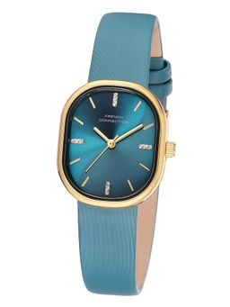 French Connection - Eclora Womens Minimal Green Sunray Dial Watch - FCU13GRL (M)