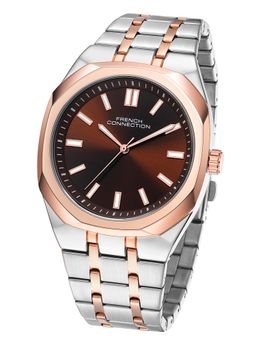 French Connection - Mens Lumiere Brown Sunray Round DialQUARTZ Watch - FCU16RTM (M)