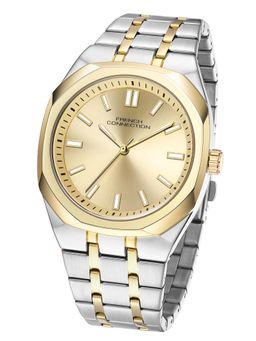 French Connection - Mens Lumiere Golden Sunray Round DialQUARTZ Watch - FCU16TM (M)