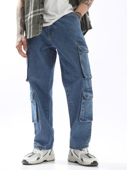 High Star - Men Blue Straight Jeans