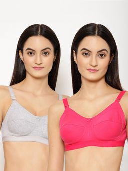 Floret - Wirefree Non-padded Seamless Bra - Multi-Color