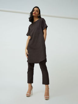 Saltpetre - Women Linen Tunic With Pants (Set of 2)
