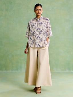 Aarke Ritu Kumar - Ecru Ditya Shirt With Camisole