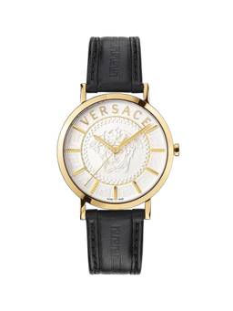 Versace - Black V-Essential Round Dial Watch