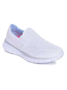 Red Tape - Textured White Walking Shoes