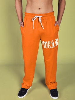 WEARDUDS - Orange Crimson Relaxed Fit Trackpant