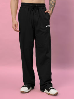 WEARDUDS - Black Quantum Relaxed Fit Trackpant
