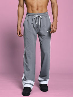 WEARDUDS - Grey Ronny Side Stripe Trackpant