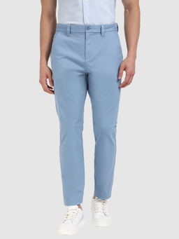 Tommy Hilfiger - Smart Casual Blue Solid Trouser