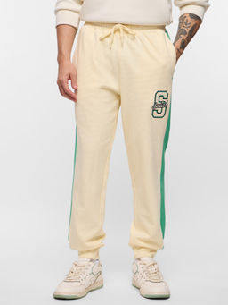 The Souled Store - Originals: Alpine Drift Off White Men Oversized Joggers