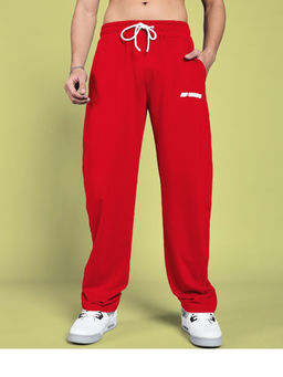 WEARDUDS - Red Vanilla Relaxed Fit Trackpant