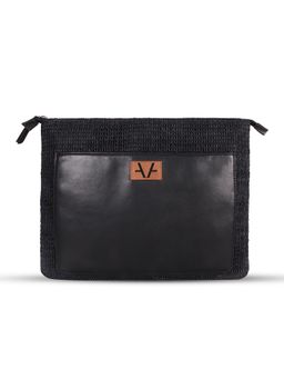 Avake - Unisex Black Straw Laptop Sleeve