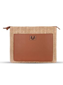 Avake - Unisex Brown Straw Laptop Sleeve