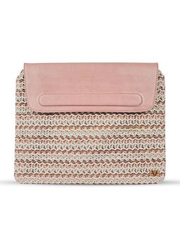 Avake - Unisex Pink Straw Laptop Sleeve