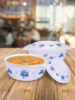 USHA SHRIRAM - Serving Bowl 2 pcs Round- Corel Blue Round