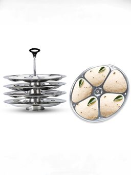 USHA SHRIRAM - SS Triangle Idli Maker 4 Plates
