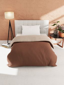 KOPA - Reversible Single Bed Comforter (Cottslove) Brown (Single)