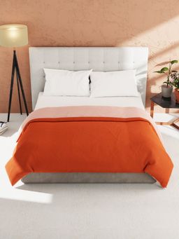 KOPA - Reversible Double Bed Comforter (Cottslove) Rust/Orange (Queen)