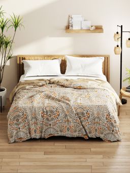 KOPA - Double Bed Comforter (Denim Cotton Feel) Beige (Queen)