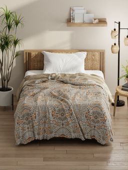 KOPA - Single Bed Comforter (Denim Cotton Feel) Beige (Single)