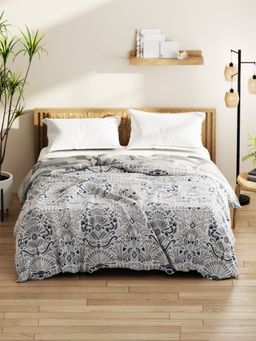 KOPA - Micro Double Bed Comforter (Denim Cotton Feel) Grey (Queen)