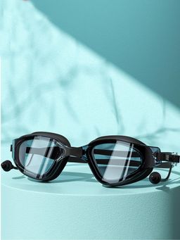 Little Surprise Box - Black Cat Eye Shape Frame Anti Fog UV Protection Leakproof Design Swim Goggles