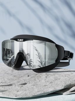 Little Surprise Box - Black Full Glass Panel Style Anti Fog UV Protection Leakproof Swim Goggles