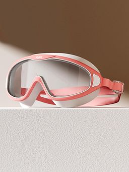 Little Surprise Box - Pink with White Button Style Anti Fog UV Protection Leakproof Swim Goggles