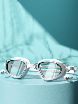 Little Surprise Box - White Cat Eye Shape Frame Anti Fog UV Protection Leakproof Design Swim Goggles