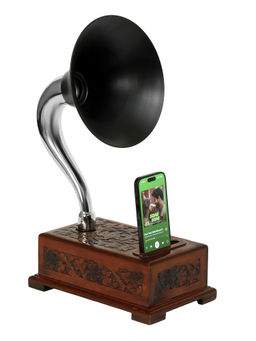 Decor Antique - Vintage Royal Gramophone Speaker Chrome