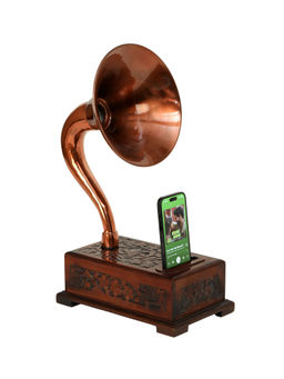 Decor Antique - Vintage Royal Gramophone Speaker Brass Finish