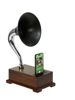 Decor Antique - Vintage Royal Gramophone Speaker Chrome Finish