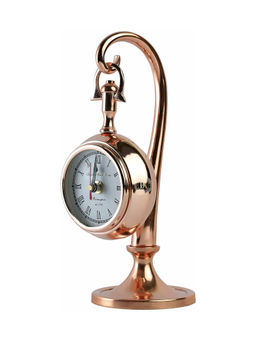 Decor Antique - Vintage Copper Finish Brass Table Decorative Hanging Clock
