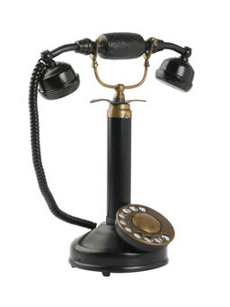 Decor Antique - Vintage Artisanal Non-Antique Telephone Sculpture