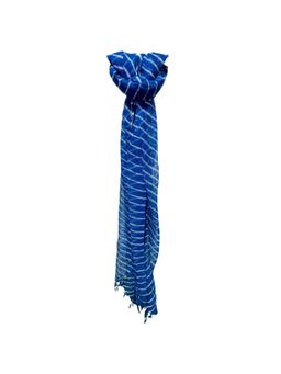 KAHVA - Dark Blue Leheriya Dupatta
