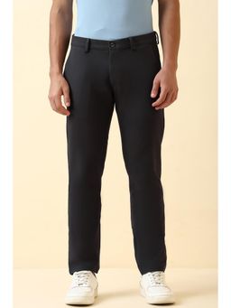 Allen Solly - Men Black Solid Trousers